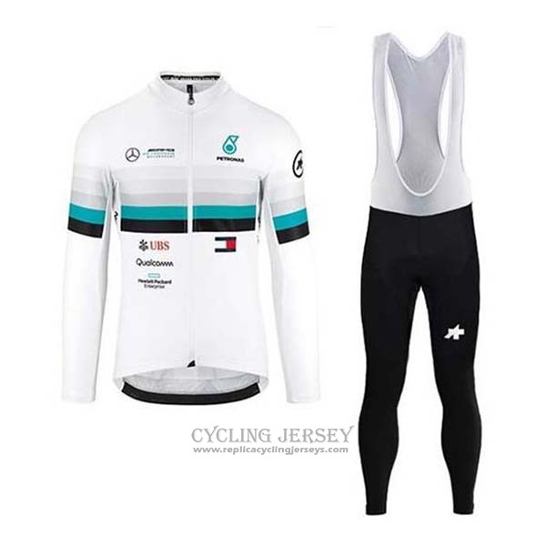 2020 Cycling Jersey Mercedes F1 Long Sleeve And Bib Tight